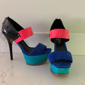 Jessica Simpson Colour Block Heels